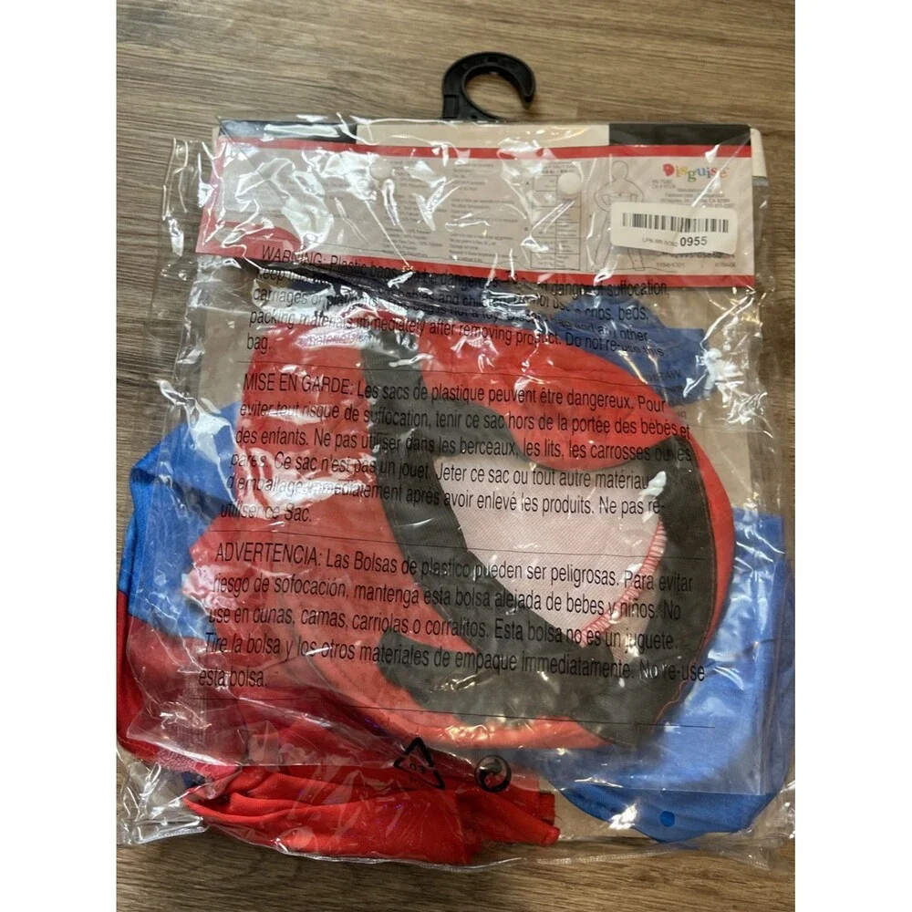 Super Mario Deluxe Costume, Kids size S 4-6 Jumpsuit/Hat/Mustache - New